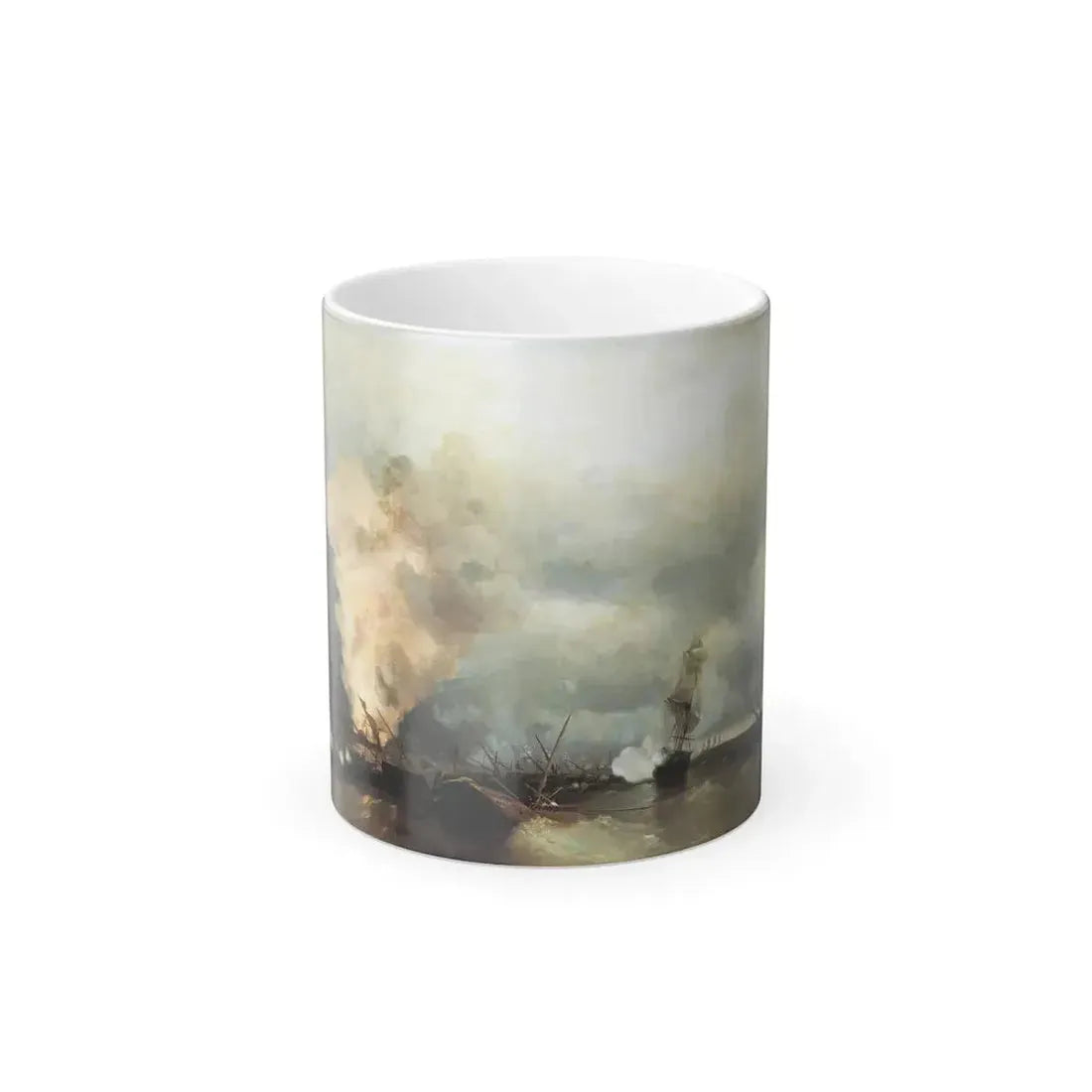 Ivan Aivazovsky (1817-1900) Battle of Vyborg Bay, June 25, 1790 - 1846 - Color Changing Mug 11oz 11oz - Go Mug Yourself