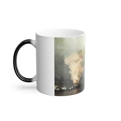 Ivan Aivazovsky (1817-1900) Battle of Vyborg Bay, June 25, 1790 - 1846 - Color Changing Mug 11oz - Go Mug Yourself