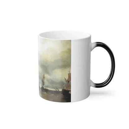Ivan Aivazovsky (1817-1900) Battle of Vyborg Bay, June 25, 1790 - 1846 - Color Changing Mug 11oz - Go Mug Yourself
