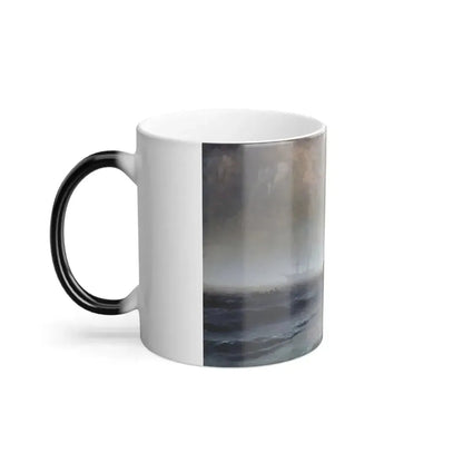 Ivan Aivazovsky (1817-1900) Smugglers - Oil on Canvas 1884 - Color Changing Mug 11oz - Go Mug Yourself