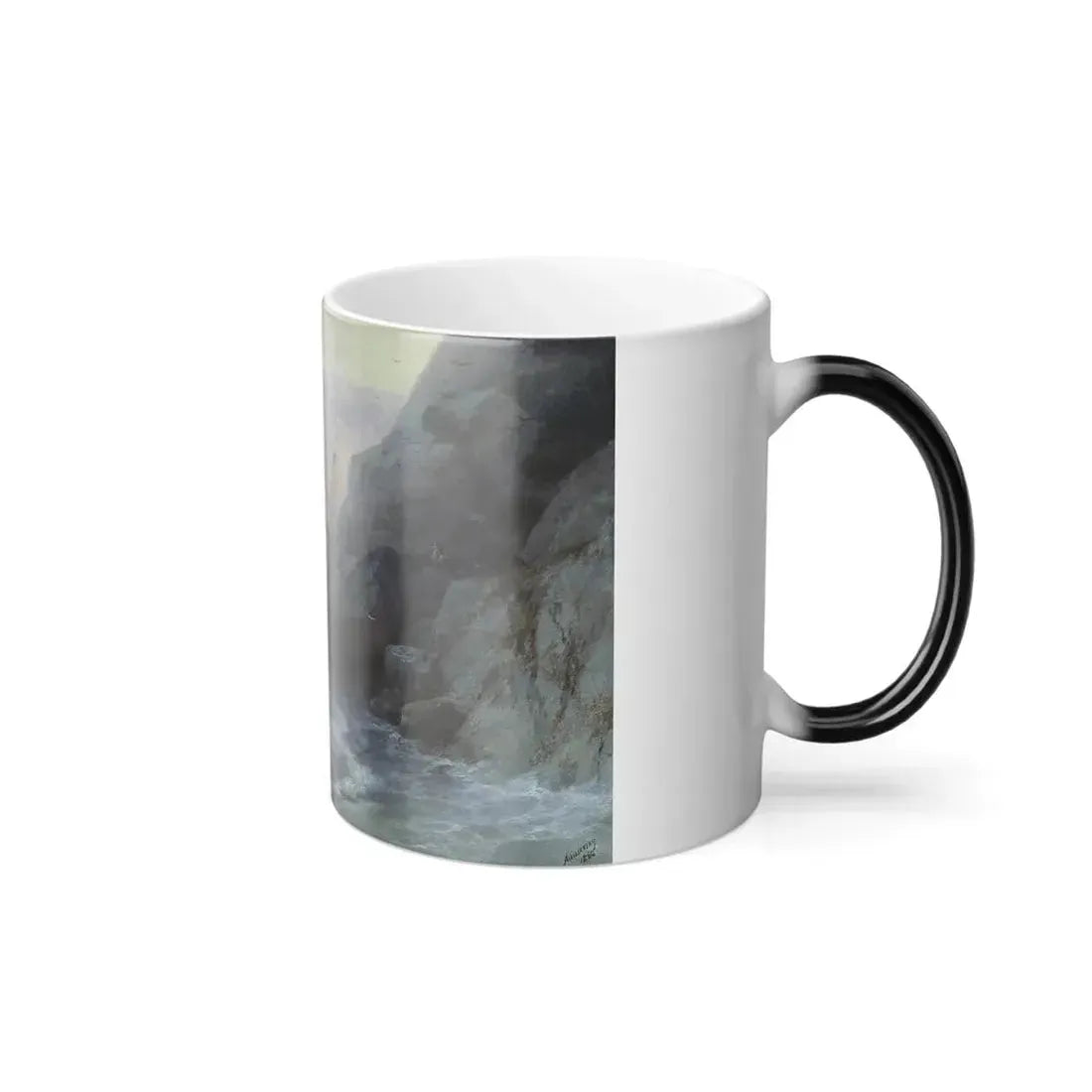Ivan Aivazovsky (1817-1900) Smugglers - Oil on Canvas 1884 - Color Changing Mug 11oz - Go Mug Yourself