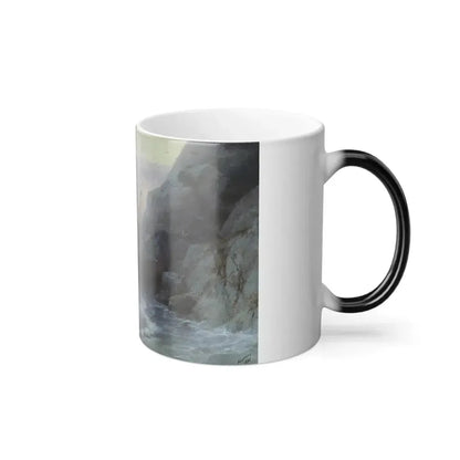 Ivan Aivazovsky (1817-1900) Smugglers - Oil on Canvas 1884 - Color Changing Mug 11oz - Go Mug Yourself