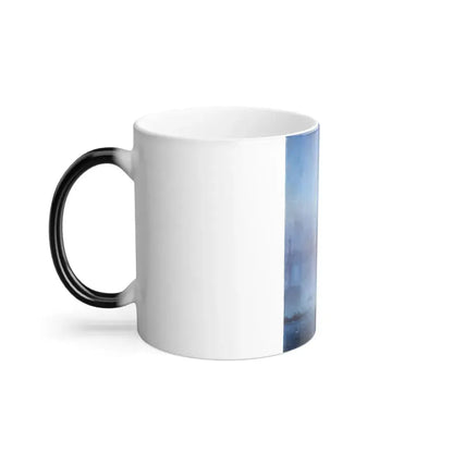 Ivan Aivazovsky (1817-1900) View of the port of Constantinople - Color Changing Mug 11oz - Go Mug Yourself