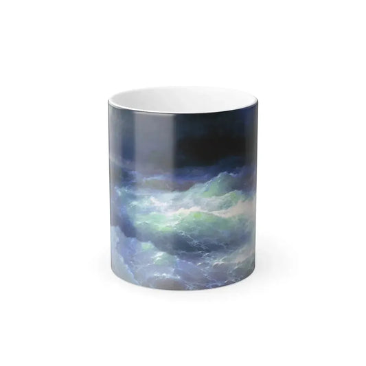 Ivan Constantinovich Aivazovsky (1817-1900)Between the Waves - Color Changing Mug 11oz 11oz - Go Mug Yourself
