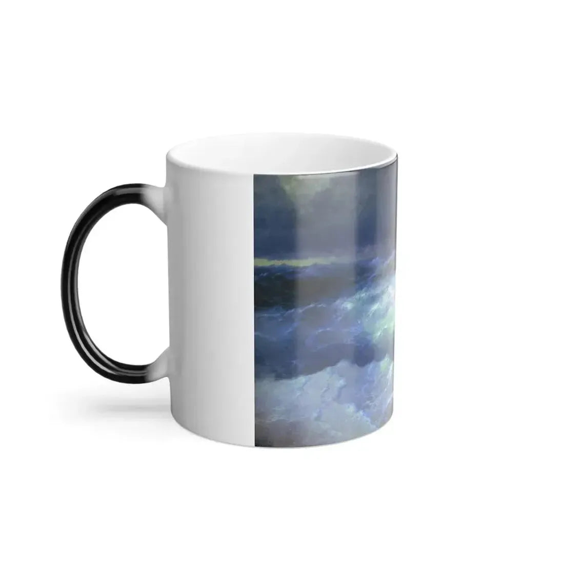 Ivan Constantinovich Aivazovsky (1817-1900)Between the Waves - Color Changing Mug 11oz - Go Mug Yourself