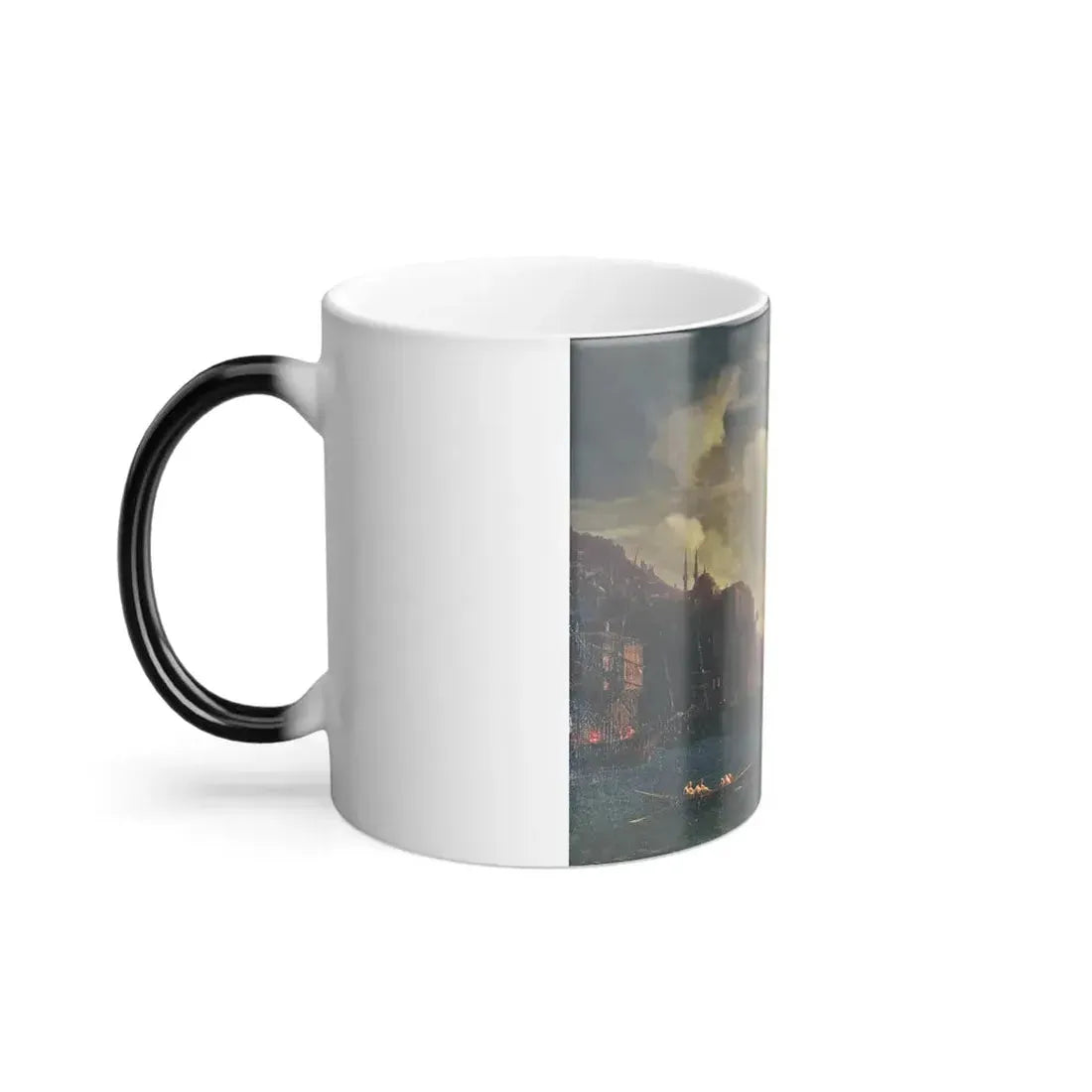 Ivan Constantinovich Aivazovsky (1817-1900) Bosphorus, the Golden Horn - Color Changing Mug 11oz - Go Mug Yourself