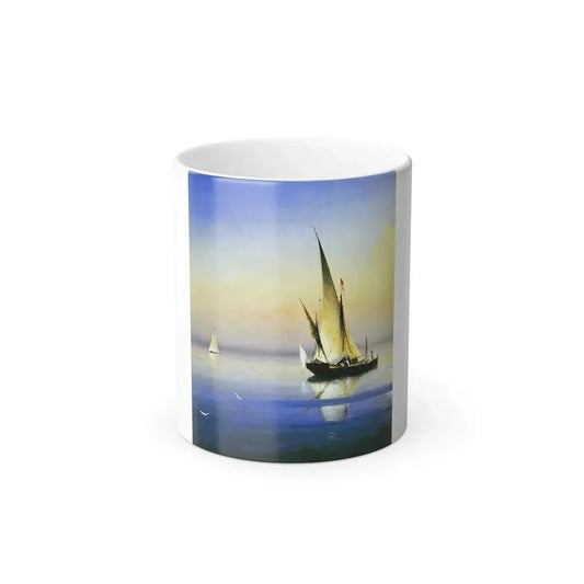 Ivan Constantinovich Aivazovsky (1817-1900) Calm Morning Near Vico (detail) - Color Changing Mug 11oz 11oz - Go Mug Yourself