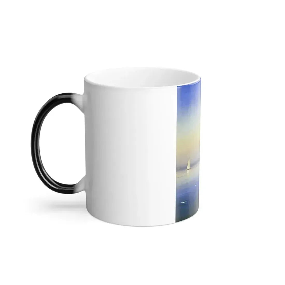 Ivan Constantinovich Aivazovsky (1817-1900) Calm Morning Near Vico (detail) - Color Changing Mug 11oz - Go Mug Yourself
