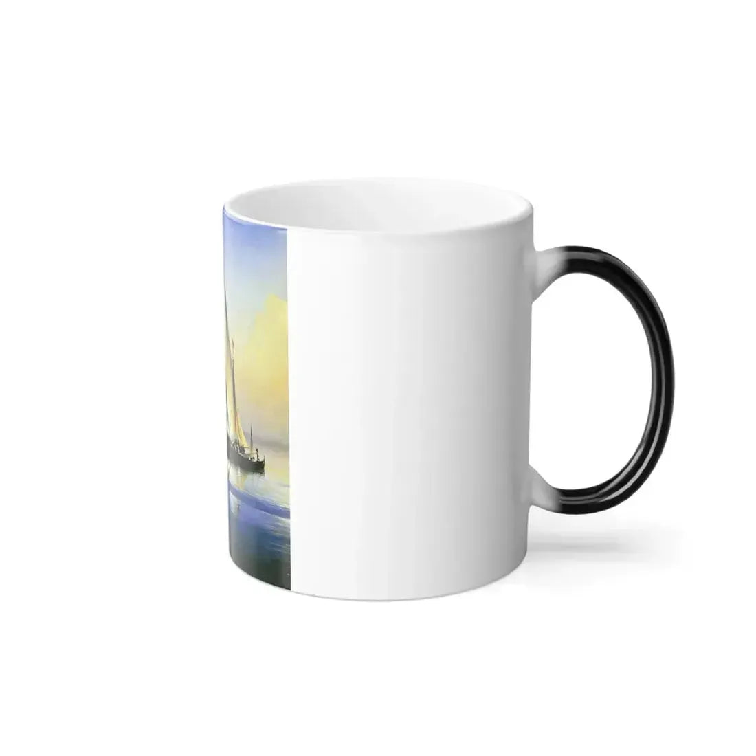 Ivan Constantinovich Aivazovsky (1817-1900) Calm Morning Near Vico (detail) - Color Changing Mug 11oz - Go Mug Yourself