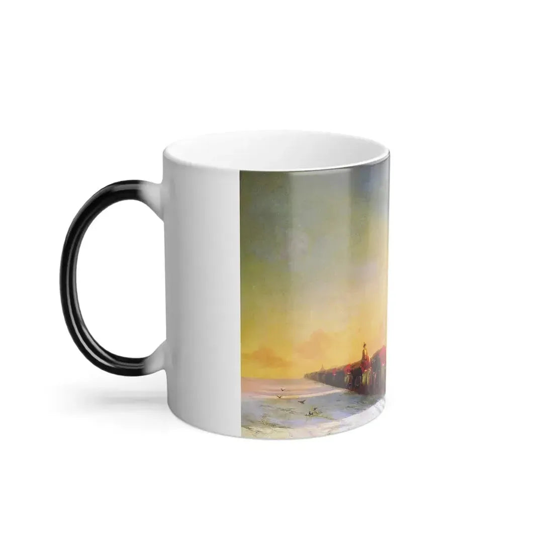 Ivan Constantinovich Aivazovsky (1817-1900) Chumaks in Little Russia - Color Changing Mug 11oz - Go Mug Yourself