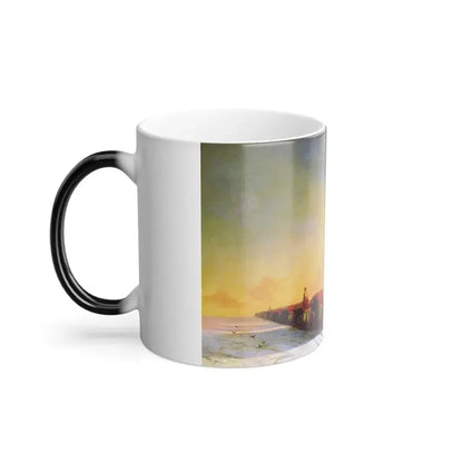 Ivan Constantinovich Aivazovsky (1817-1900) Chumaks in Little Russia - Color Changing Mug 11oz - Go Mug Yourself