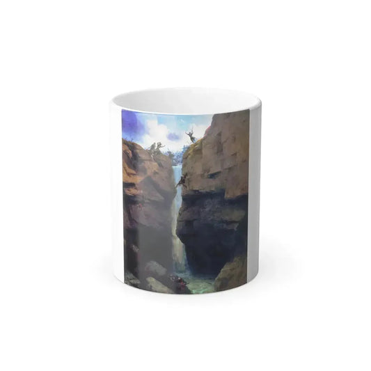 Ivan Constantinovich Aivazovsky (1817-1900) Clash of Soldiers on Gunib - Color Changing Mug 11oz 11oz - Go Mug Yourself