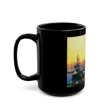 Ivan Constantinovich Aivazovsky (1817-1900) Constantinople (detail) - Black Coffee Mug-Go Mug Yourself