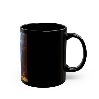 Ivan Constantinovich Aivazovsky (1817-1900) Darial Gorge - Black Coffee Mug-Go Mug Yourself
