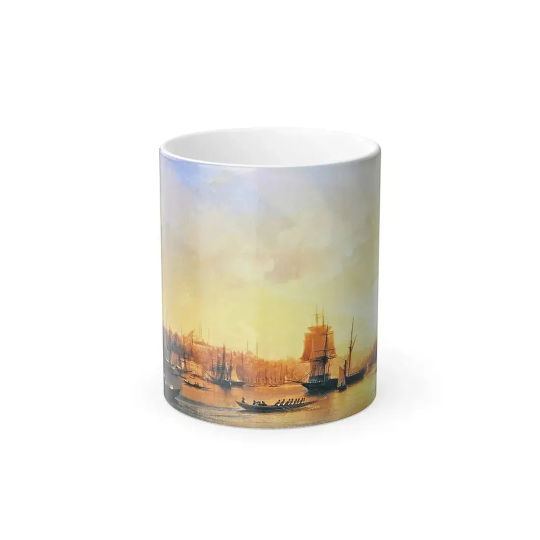 Ivan Constantinovich Aivazovsky (1817-1900) Dusk on the Golden Horn - Color Changing Mug 11oz 11oz - Go Mug Yourself