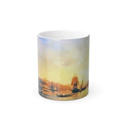 Ivan Constantinovich Aivazovsky (1817-1900) Dusk on the Golden Horn - Color Changing Mug 11oz 11oz - Go Mug Yourself