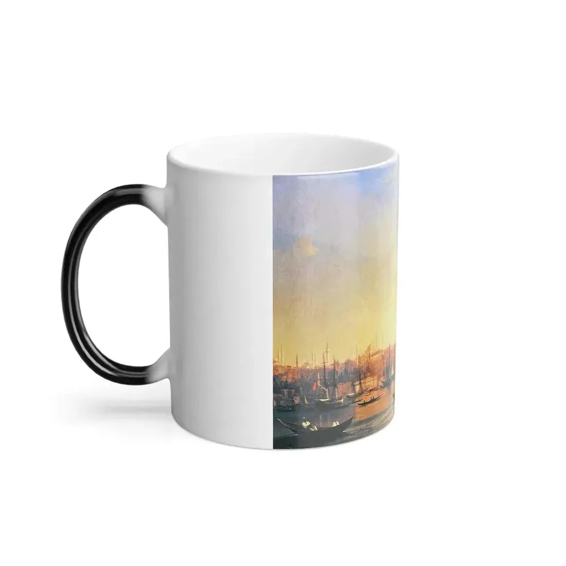 Ivan Constantinovich Aivazovsky (1817-1900) Dusk on the Golden Horn - Color Changing Mug 11oz - Go Mug Yourself