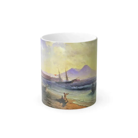 Ivan Constantinovich Aivazovsky (1817-1900) Fishermen Returning Near Naples (detail) - Color Changing Mug 11oz 11oz - Go Mug Yourself