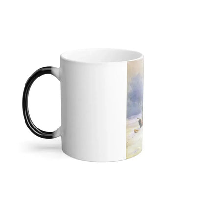 Ivan Constantinovich Aivazovsky (1817-1900) Frozen Bosphorus Under Snow (detail) - Color Changing Mug 11oz - Go Mug Yourself