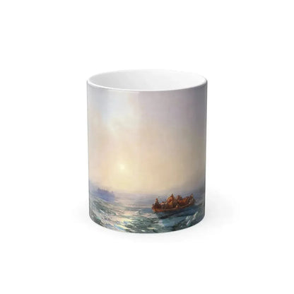 Ivan Constantinovich Aivazovsky (1817-1900) Ice on the Dneipr River - Color Changing Mug 11oz 11oz - Go Mug Yourself