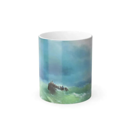 Ivan Constantinovich Aivazovsky (1817-1900) In the Storm - 1872 - Color Changing Mug 11oz 11oz - Go Mug Yourself