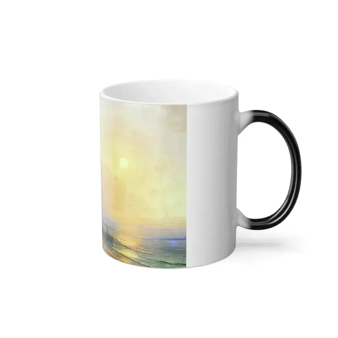 Ivan Constantinovich Aivazovsky (1817-1900) Loading Provisions off the Crimean Coast - Color Changing Mug 11oz - Go Mug Yourself