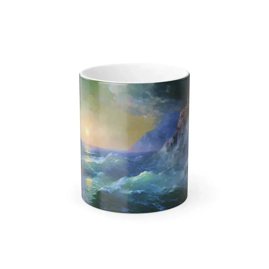 Ivan Constantinovich Aivazovsky (1817-1900) Napoleon on St Helena - Color Changing Mug 11oz 11oz - Go Mug Yourself