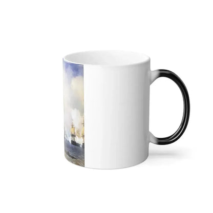 Ivan Constantinovich Aivazovsky (1817-1900) Naval Battle at Chios - Color Changing Mug 11oz - Go Mug Yourself