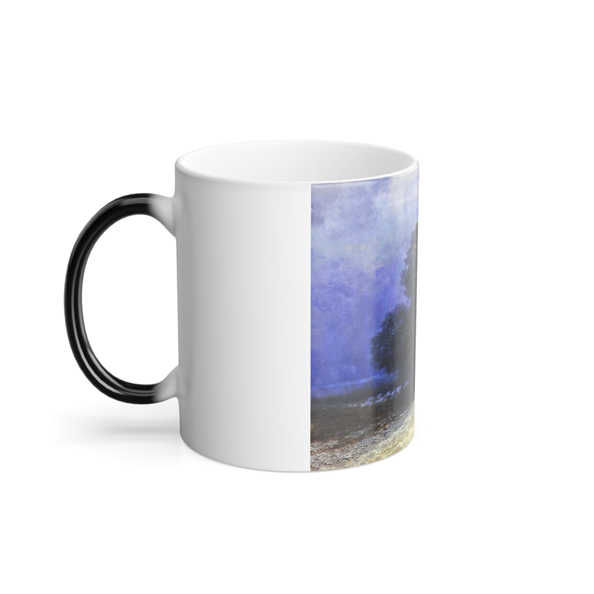Ivan Constantinovich Aivazovsky (1817-1900) Ox Cart Crossing a Flooded Plain (detail) - Color Changing Mug 11oz-Go Mug Yourself