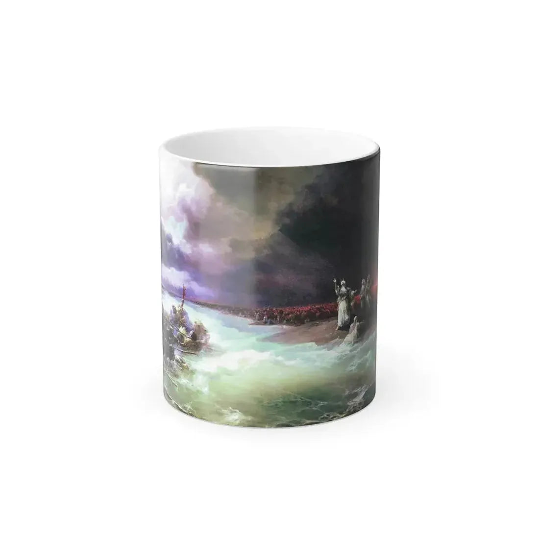 Ivan Constantinovich Aivazovsky (1817-1900) Passage of the Jews Through the Red Sea - Color Changing Mug 11oz 11oz - Go Mug Yourself