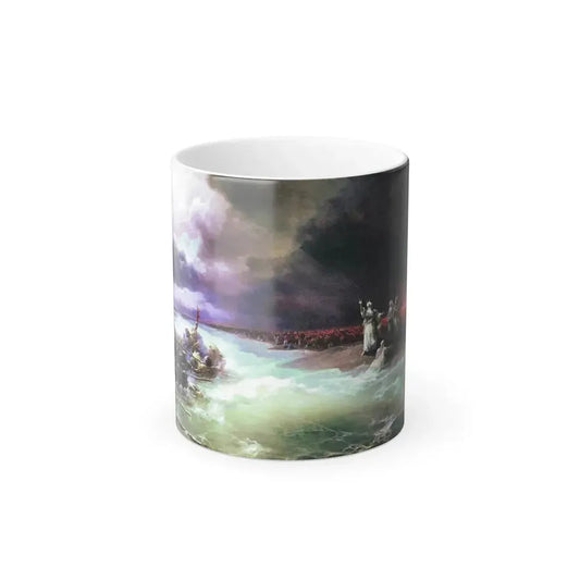 Ivan Constantinovich Aivazovsky (1817-1900) Passage of the Jews Through the Red Sea - Color Changing Mug 11oz 11oz - Go Mug Yourself