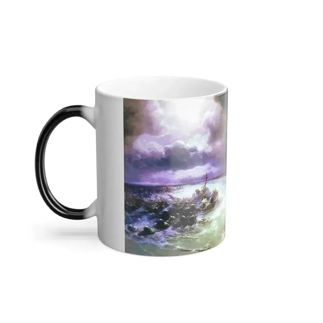 Ivan Constantinovich Aivazovsky (1817-1900) Passage of the Jews Through the Red Sea - Color Changing Mug 11oz - Go Mug Yourself