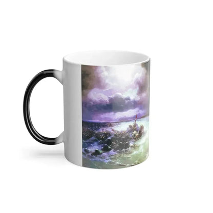 Ivan Constantinovich Aivazovsky (1817-1900) Passage of the Jews Through the Red Sea - Color Changing Mug 11oz - Go Mug Yourself