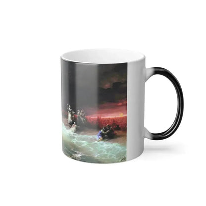 Ivan Constantinovich Aivazovsky (1817-1900) Passage of the Jews Through the Red Sea - Color Changing Mug 11oz - Go Mug Yourself