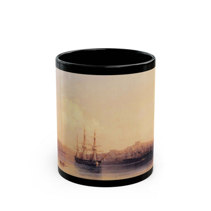 Ivan Constantinovich Aivazovsky (1817-1900) Sebastopol - 1852 - Black Coffee Mug-11oz-Go Mug Yourself