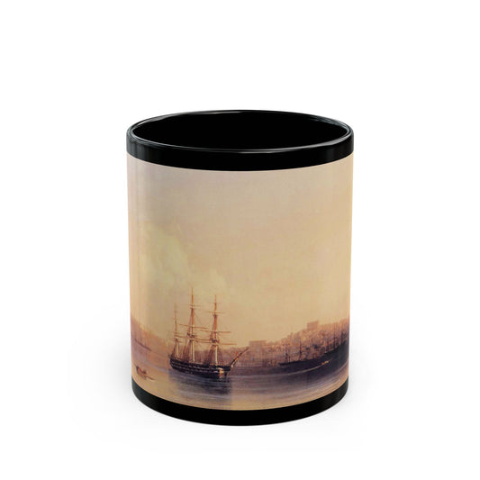 Ivan Constantinovich Aivazovsky (1817-1900) Sebastopol - 1852 - Black Coffee Mug-11oz-Go Mug Yourself