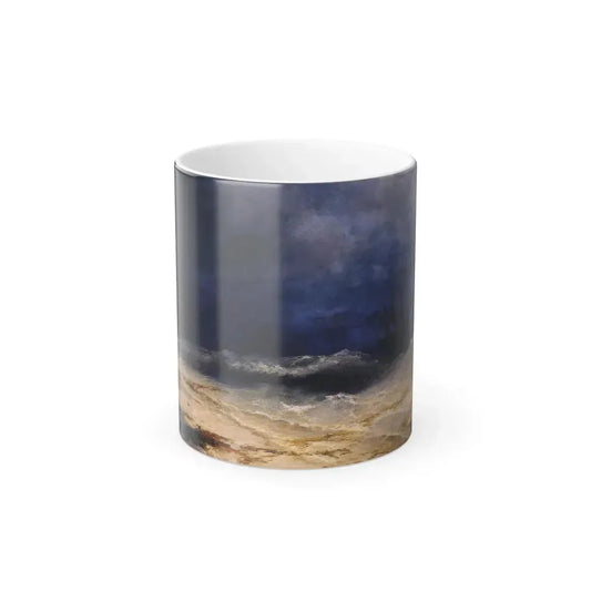 Ivan Constantinovich Aivazovsky (1817-1900) Ship in a Stormy Sea off the Coast - Color Changing Mug 11oz 11oz - Go Mug Yourself