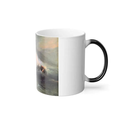 Ivan Constantinovich Aivazovsky (1817-1900) Shipwreck - Color Changing Mug 11oz - Go Mug Yourself