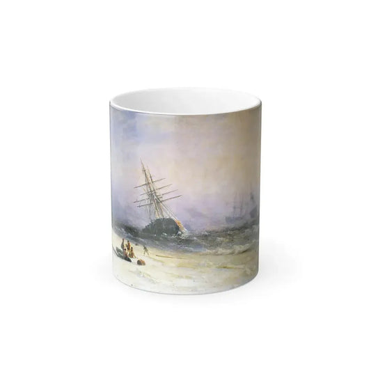 Ivan Constantinovich Aivazovsky (1817-1900) Shipwreck on the Black Sea - Color Changing Mug 11oz 11oz - Go Mug Yourself
