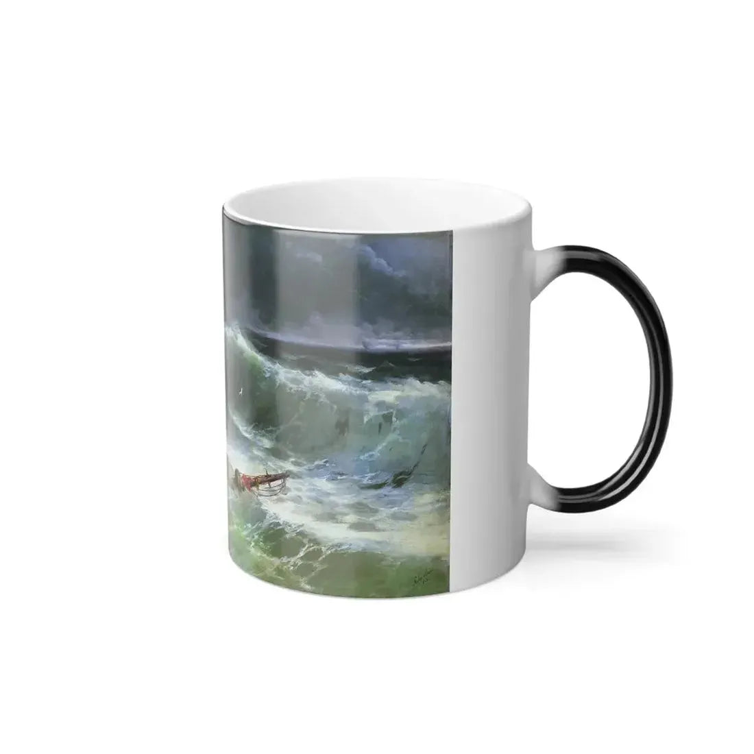 Ivan Constantinovich Aivazovsky (1817-1900) Storm - Color Changing Mug 11oz - Go Mug Yourself