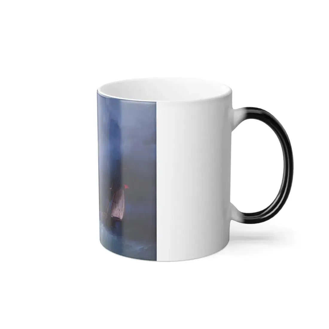 Ivan Constantinovich Aivazovsky (1817-1900)  Stormy Sea - Color Changing Mug 11oz - Go Mug Yourself