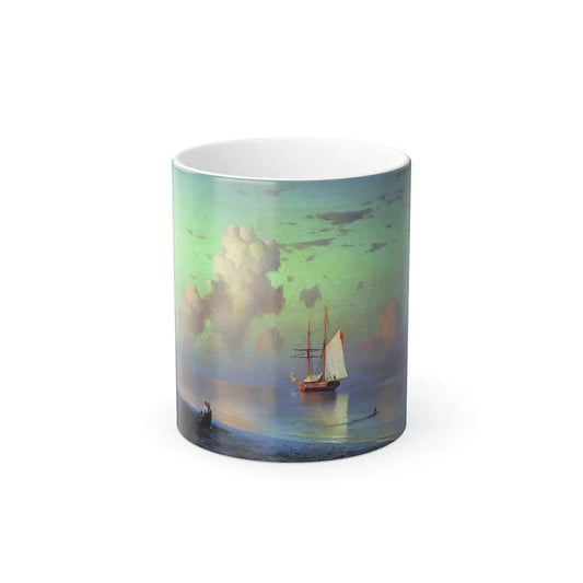 Ivan Constantinovich Aivazovsky (1817-1900)  Sunset - Color Changing Mug 11oz Default Title - Go Mug Yourself