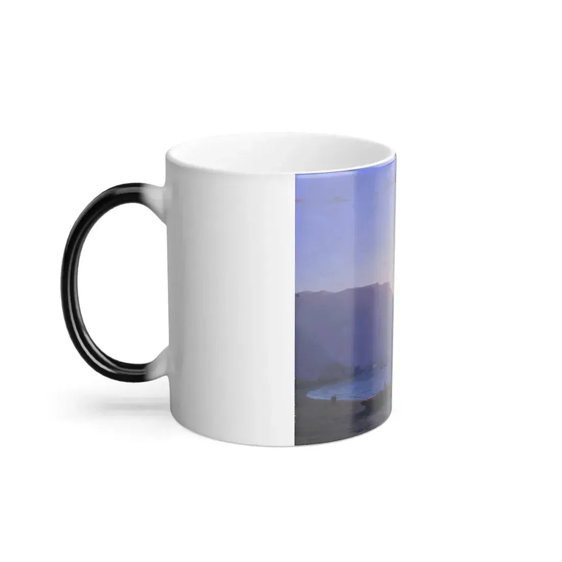 Ivan Constantinovich Aivazovsky (1817-1900) Sunset, Crimea - Oil on panel 1865 - Color Changing Mug 11oz - Go Mug Yourself
