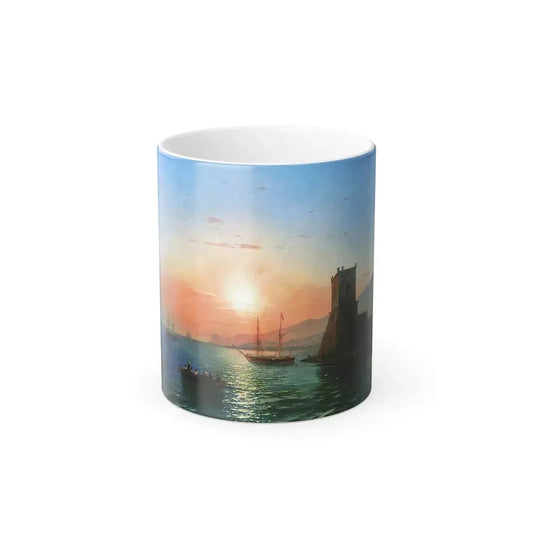 Ivan Constantinovich Aivazovsky (1817-1900)  Sunset, Feodosiya - Color Changing Mug 11oz 11oz - Go Mug Yourself