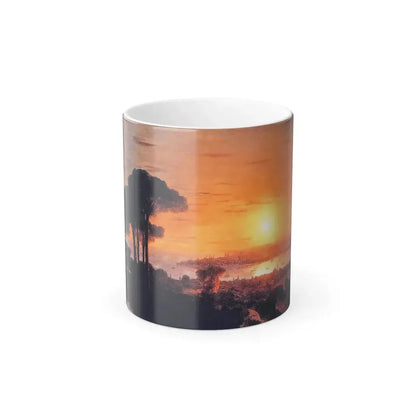 Ivan Constantinovich Aivazovsky (1817-1900)  Sunset over the Golden Horn - Color Changing Mug 11oz 11oz - Go Mug Yourself