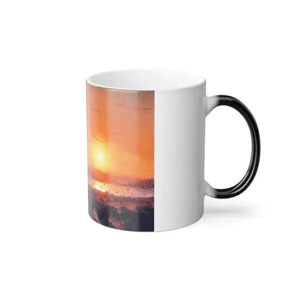 Ivan Constantinovich Aivazovsky (1817-1900)  Sunset over the Golden Horn - Color Changing Mug 11oz - Go Mug Yourself