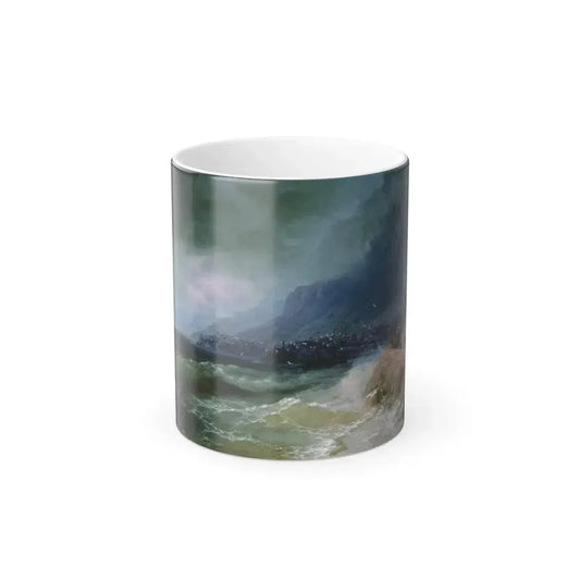 Ivan Constantinovich Aivazovsky (1817-1900) Surf off the Crimean Coast - Color Changing Mug 11oz 11oz - Go Mug Yourself