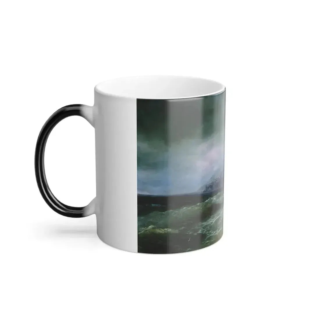 Ivan Constantinovich Aivazovsky (1817-1900) Surf off the Crimean Coast - Color Changing Mug 11oz - Go Mug Yourself