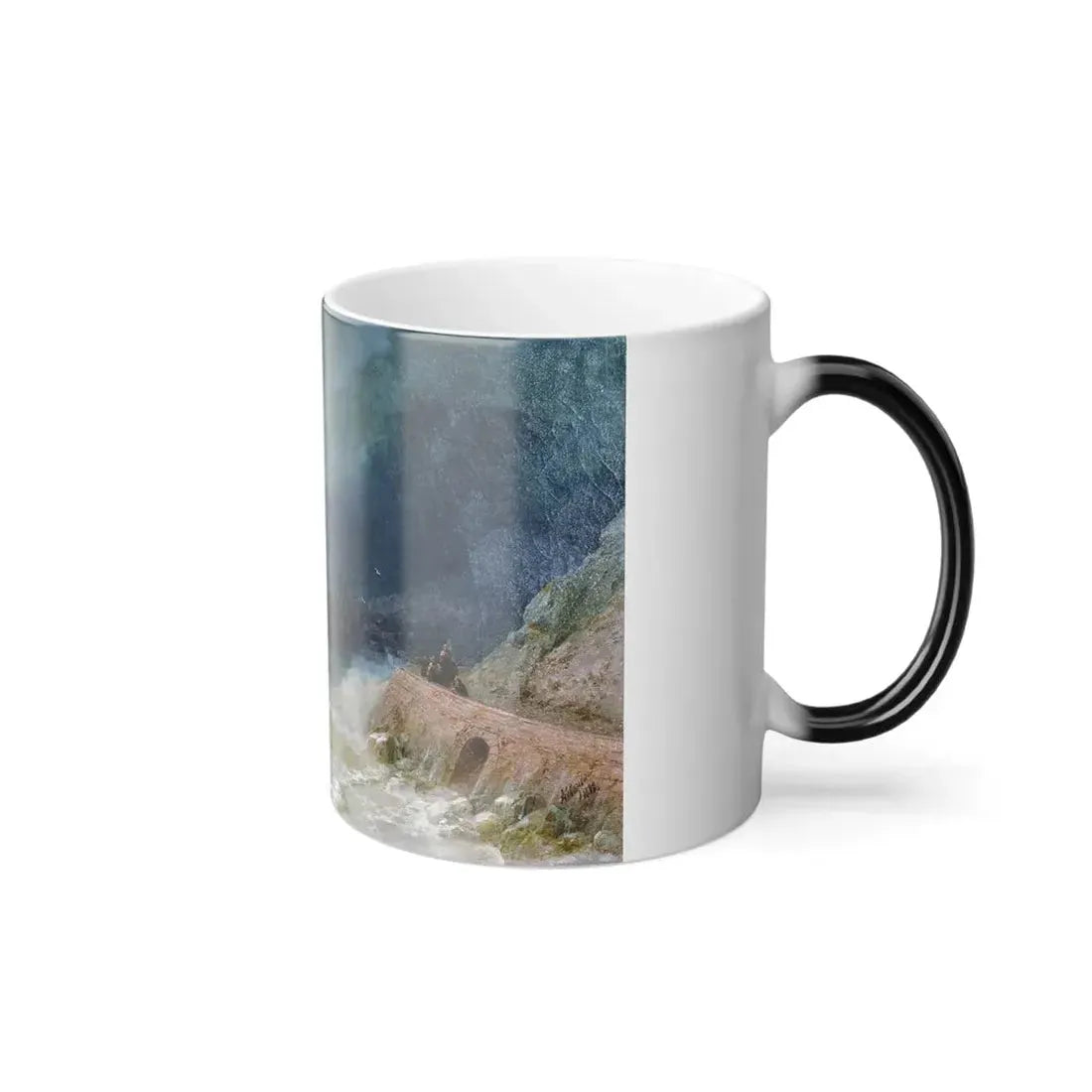 Ivan Constantinovich Aivazovsky (1817-1900) Surf off the Crimean Coast - Color Changing Mug 11oz - Go Mug Yourself