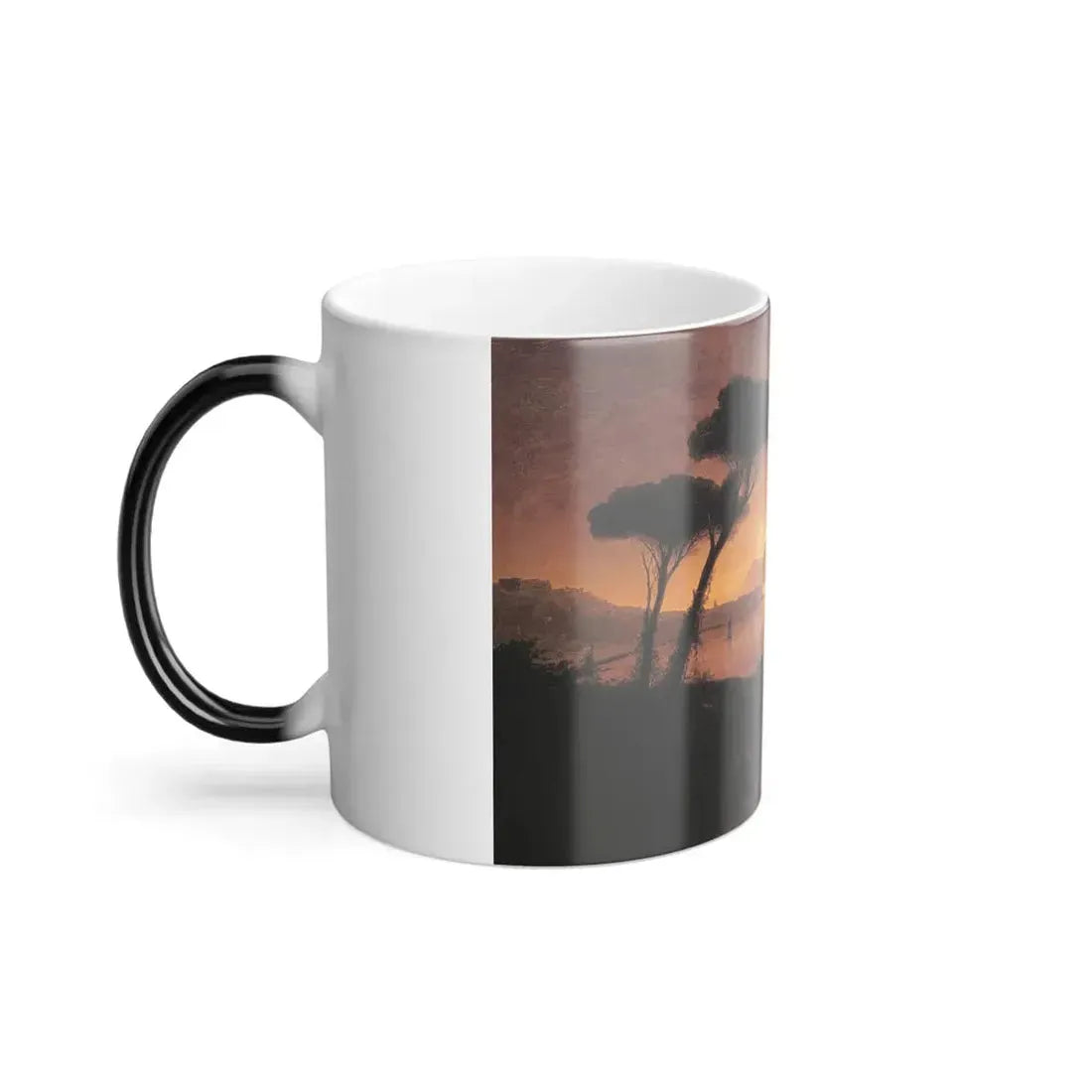 Ivan Constantinovich Aivazovsky (1817-1900) The Bay of Naples by Moonlight - Color Changing Mug 11oz - Go Mug Yourself